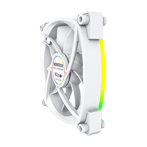 Montech AX120 PWM ARGB White Cabinet Fan (Single Pack)